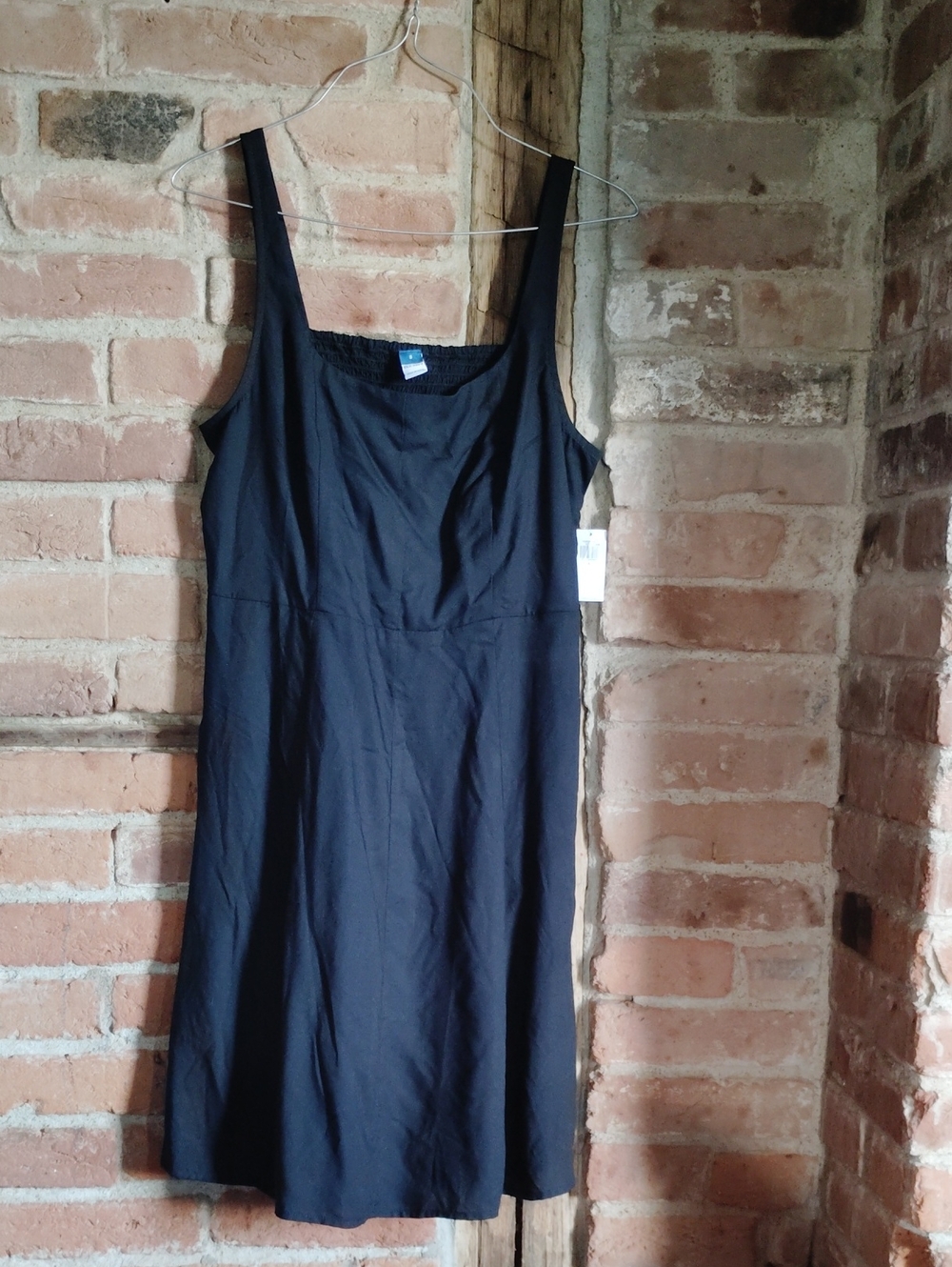 Old Navy Bodice Sleeveless Dress Pockets Black Sz Small NWT